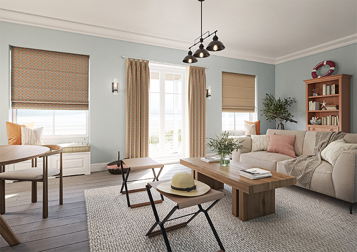 Deco Sea Shells, Strawberry - Made To Measure Curtains - Image 8